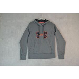 Under Armour Women's Medium Semi Fitted Cold Gear Gray Hooded Sweatshirt